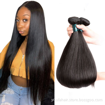 28 30 inches Brazilian Straight Human Hair Bundles Cheap Natural Color Remy Cuticle Aligned Human Hair Weave Bundles Extensions
